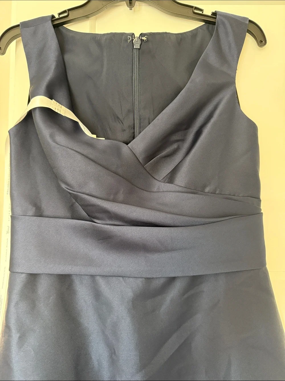ALFRED SUNG Navy V-Neck Sleeveless Maxi Dress - Picture 2 of 8
